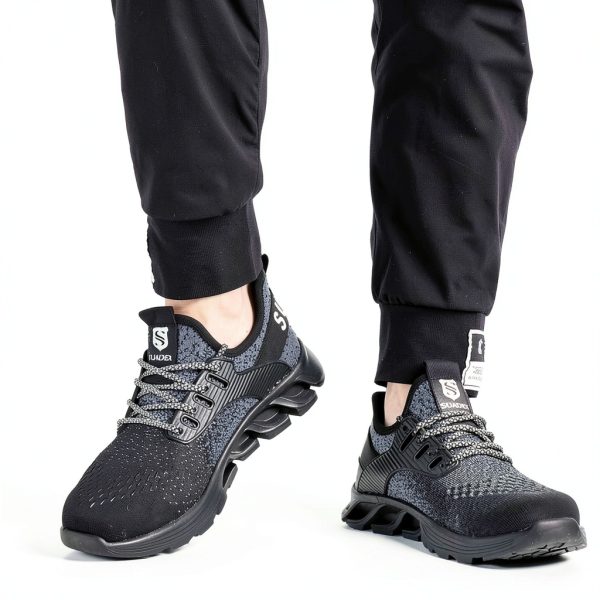SUADEX Steel Toe Work Shoes Safety Comfort Slip Resistant-7
