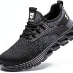 SUADEX Steel Toe Work Shoes Safety Comfort Slip Resistant-0