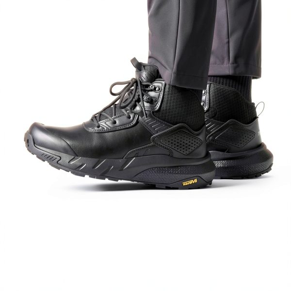 Men Military Boots Waterproof Leather Tactical Work Footwear-3