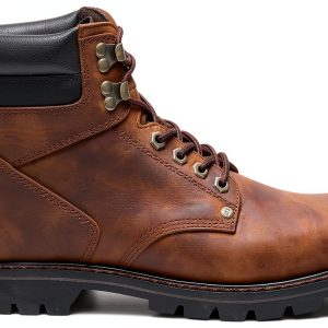 Caterpillar Leather Work Boots Mens Safety Comfort Durable-0