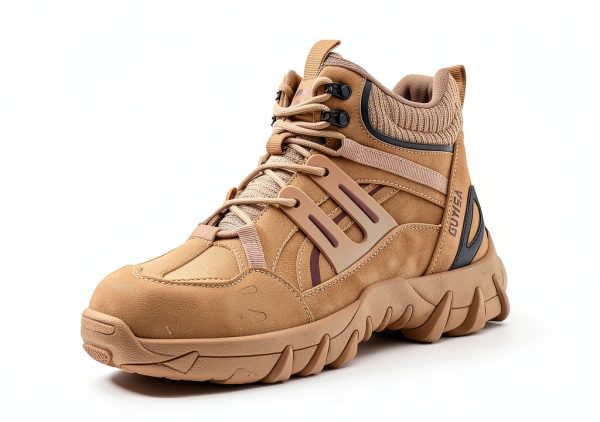 Men's Steel Toe Work Boots by Smash Resistant-4