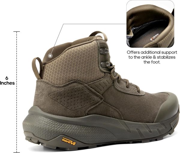 Men's Military Boots Waterproof Leather Tactical Work-5