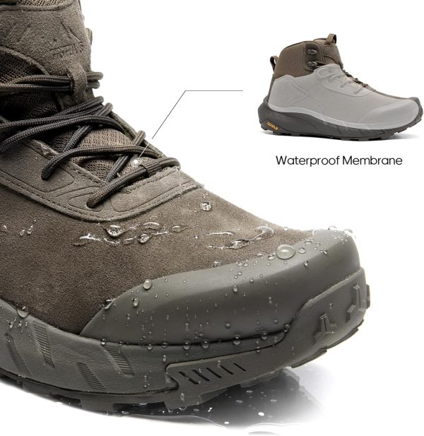 Men's Military Boots Waterproof Leather Tactical Work-4