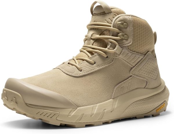 Men's Military Boots Waterproof Leather Tactical Work Boots-0