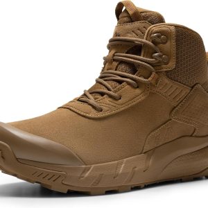 Men's Military Boots Waterproof Leather Tactical Coyote-0