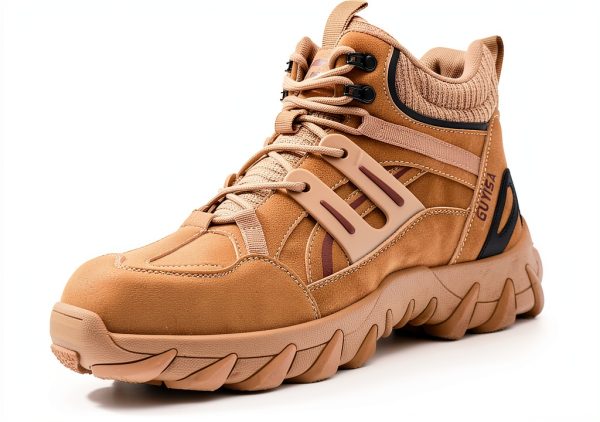 Men's Steel Toe Work Boots by Smash Resistant-0