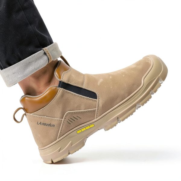 Steel Toe Work Shoes Pavo Men Slip-On Safety-5