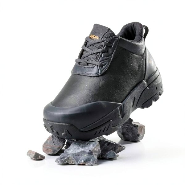 Men Military Boots Waterproof Leather Tactical Work Footwear-4