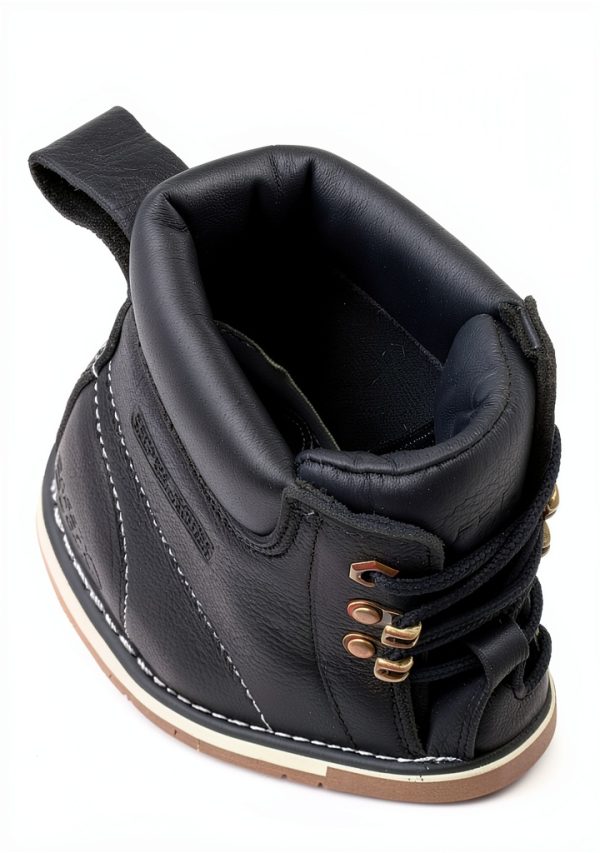Men's Work Boots Leather Steel Toe Slip Resistant-3