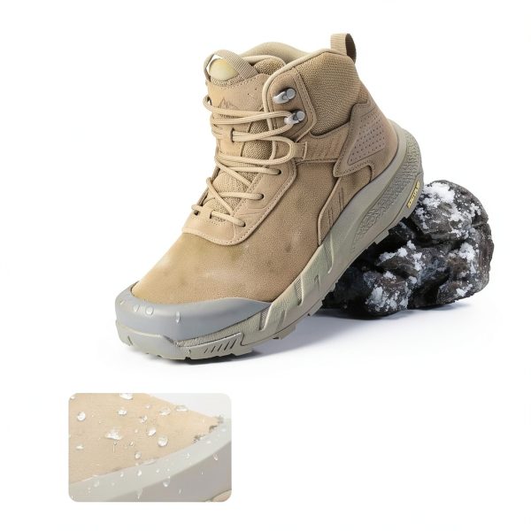 Pavo Mens Military Boots Waterproof Leather Tactical Work-4