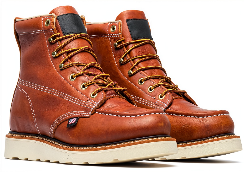 Thorogood Men's Work Boots Black Midnight Series