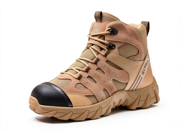 Men's Steel Toe Work Boots - Safety Shoes for Construction-2