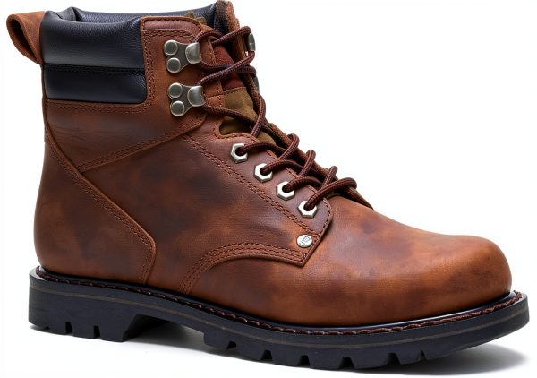 Caterpillar Leather Work Boots Mens Safety Comfort Durable-2