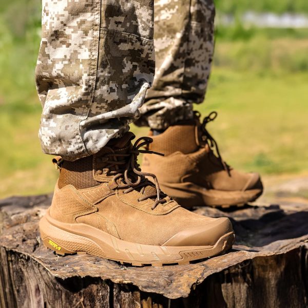 Men's Military Boots Waterproof Leather Tactical Coyote-2