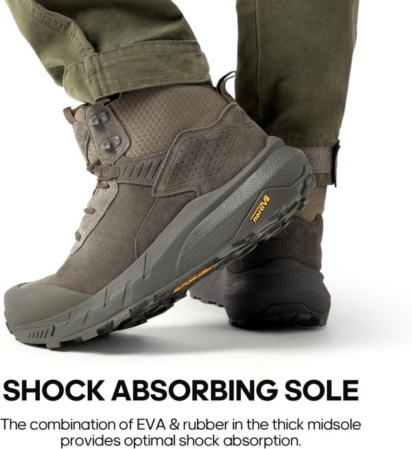 Men's Military Boots Waterproof Leather Tactical Work-3