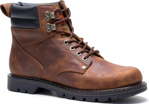 Caterpillar Leather Work Boots Mens Safety Comfort Durable-1