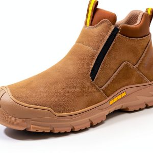 Steel Toe Work Shoes Pavo Men Slip-On Safety-0