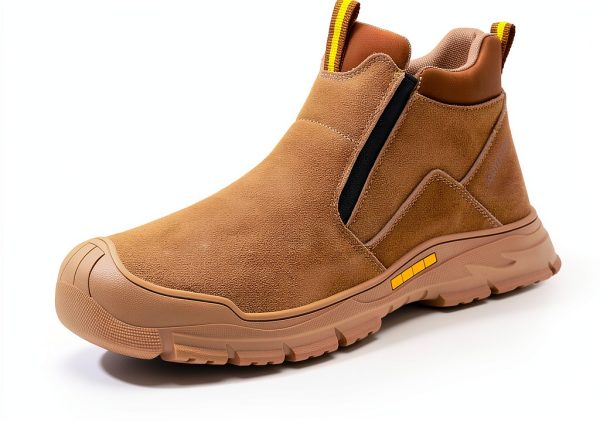 Steel Toe Work Shoes Pavo Men Slip-On Safety-0