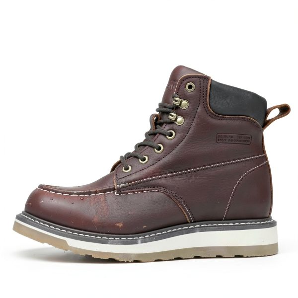 Pavo Work Boots Mens Waterproof Leather Steel Toe-2