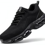 TANIELD Steel Toe Work Shoes Safety Air Cushion Mens-0