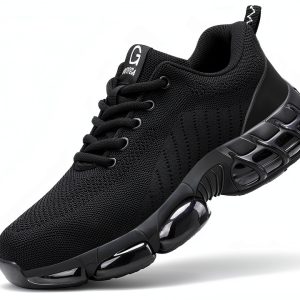 TANIELD Steel Toe Work Shoes Safety Air Cushion Mens-0