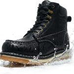 Men's Work Boots Waterproof Steel Toe Full Grain Leather-0