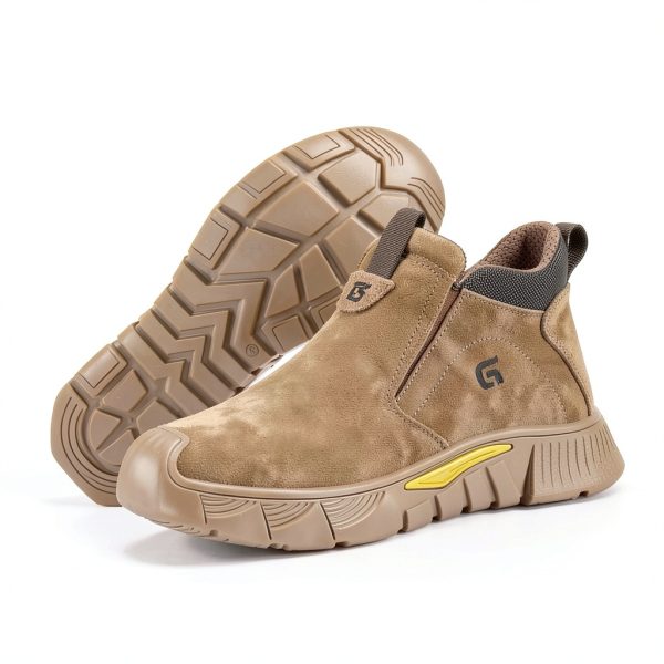 WorkGuard Steel Toe Welding Boots Men Suede-8
