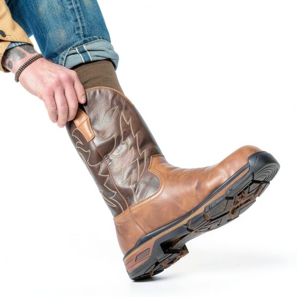 Men's Western Work Boots by WorkPro-4