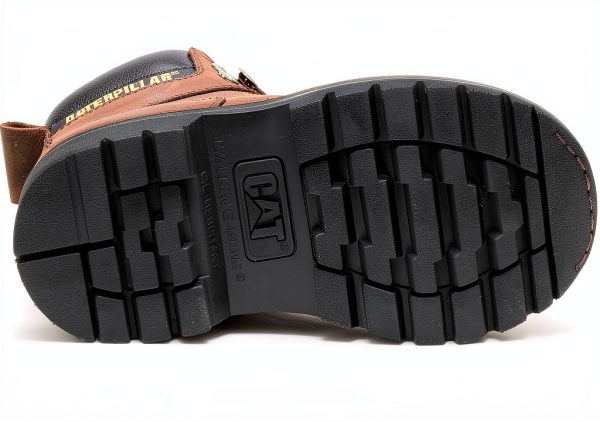 Caterpillar Leather Work Boots Mens Safety Comfort Durable-5