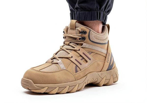 Men's Steel Toe Work Boots by Smash Resistant-1