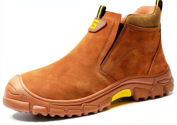 Steel Toe Work Shoes GLANOUDUN Men’s Safety Boots-0