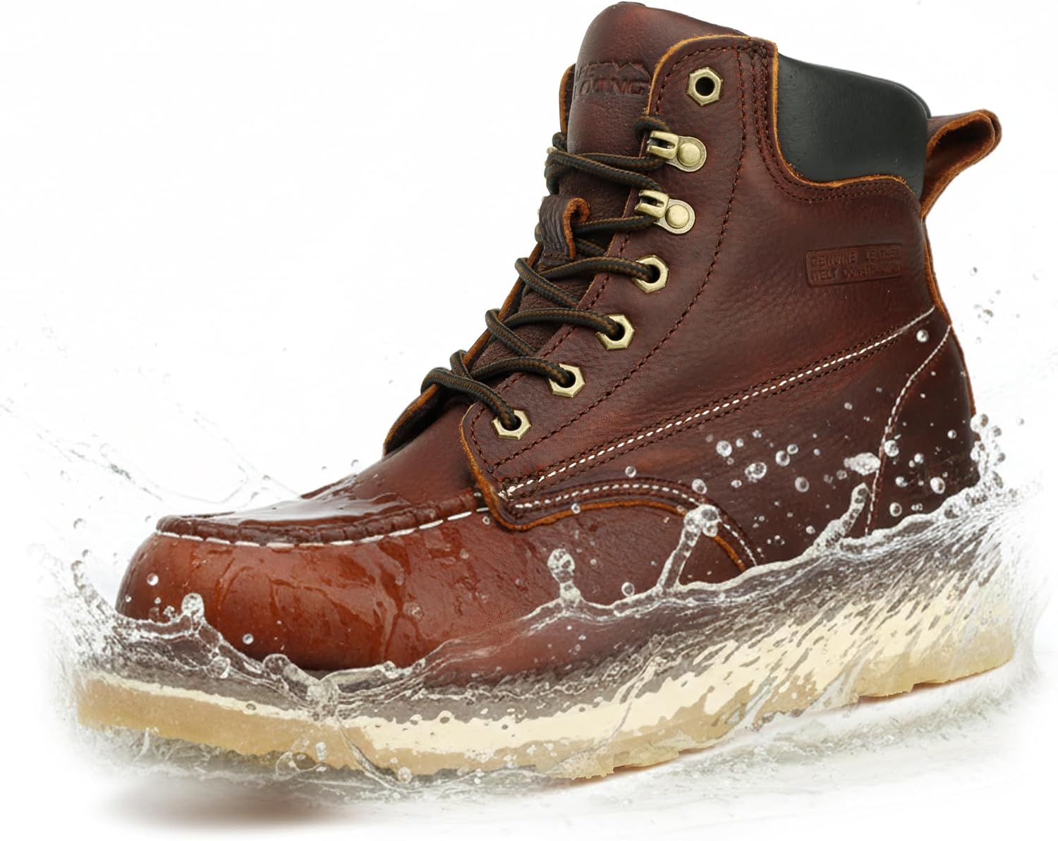 Pavo work boots in a construction setting