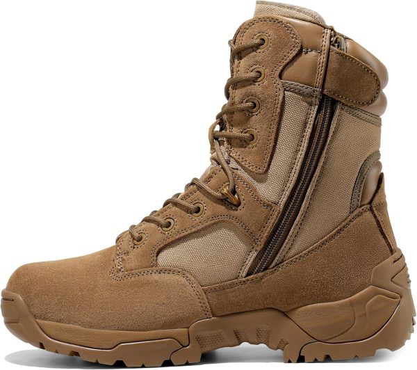 NORTIV 8 Men's Tactical Boots Sand Camo-4