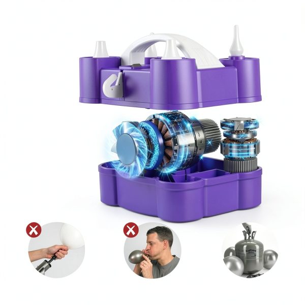 Keaibuding Electric Air Pump 4-in-1 Plastic Design-3