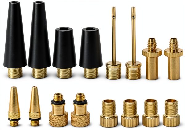 Bike Valve Adapter Kit Yasiby Solid Brass MultiFit-0