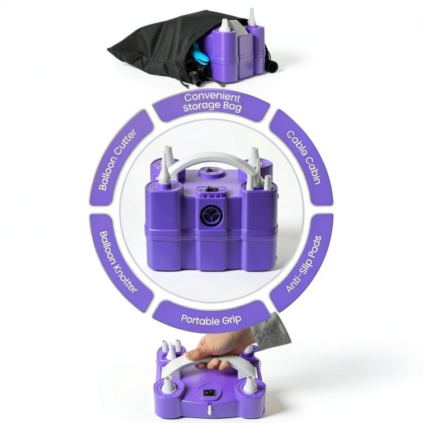 Keaibuding Electric Air Pump 4-in-1 Plastic Design-5