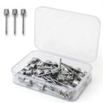Homepa DE62 Stainless Steel Air Pump Needle Set Sports Inflator-0