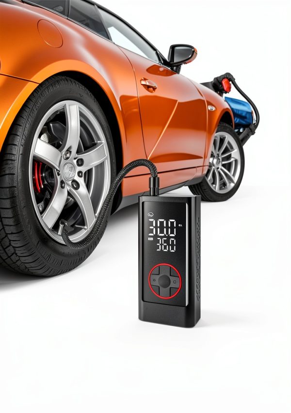 Pumptiva Portable Tire Inflator 1216 Jet Black 34L 150PSI Inflation-2