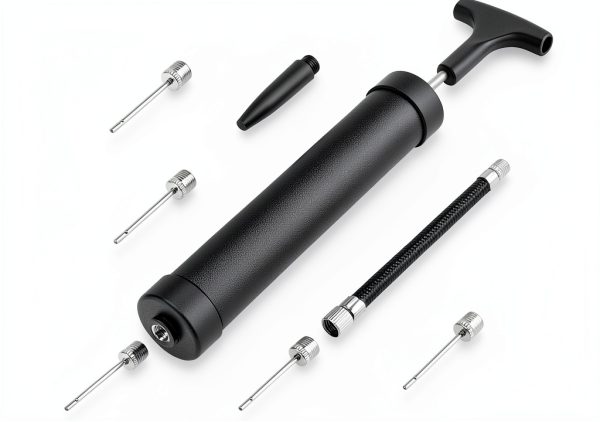 releeder Black Ball Pump Manual Hand Pump with 5 Needles-0