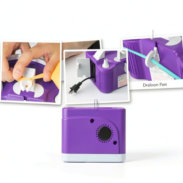 Wotalk Electric Balloon Pump TK-766 Purple 4-in-1 Inflator-6