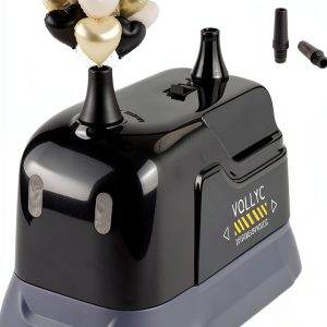 Balloon Pump VOLLYC Electric Inflator with 200 LPM Air Flow Black-0