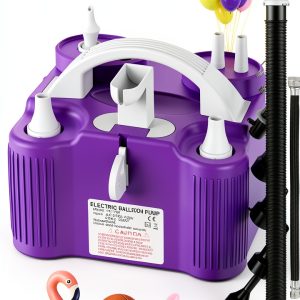 Wotalk Electric Balloon Pump TK-766 Purple 4-in-1 Inflator-0