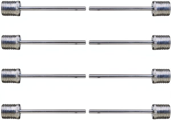 Mobi Lock Stainless Steel Ball Pump Needle Set Silver 3 Pack Universal-4