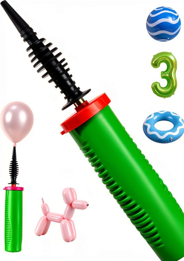 Doilomand Double-Action Balloon Hand Pump Lightweight Durable Inflator-0