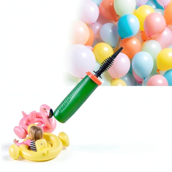 Doilomand Double-Action Balloon Hand Pump Lightweight Durable Inflator-4