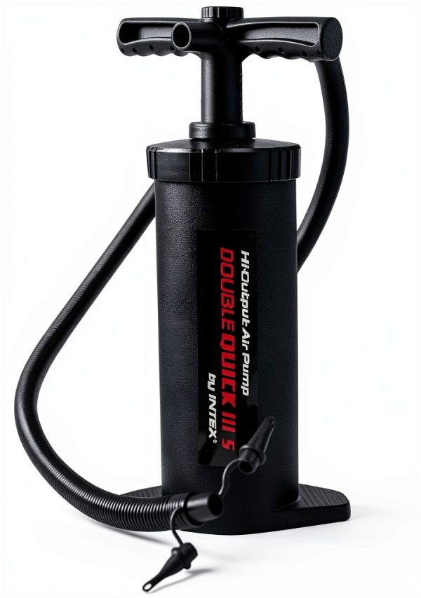 Intex Double Quick III S Hand Pump Inflator for Airbeds and Boats-0
